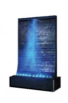 "César Black" Fontaine Mur d'eau 